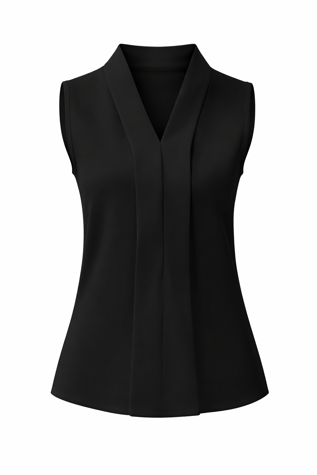 CAMISETA BLUSA ELEGANTE CON CUELLO EN V