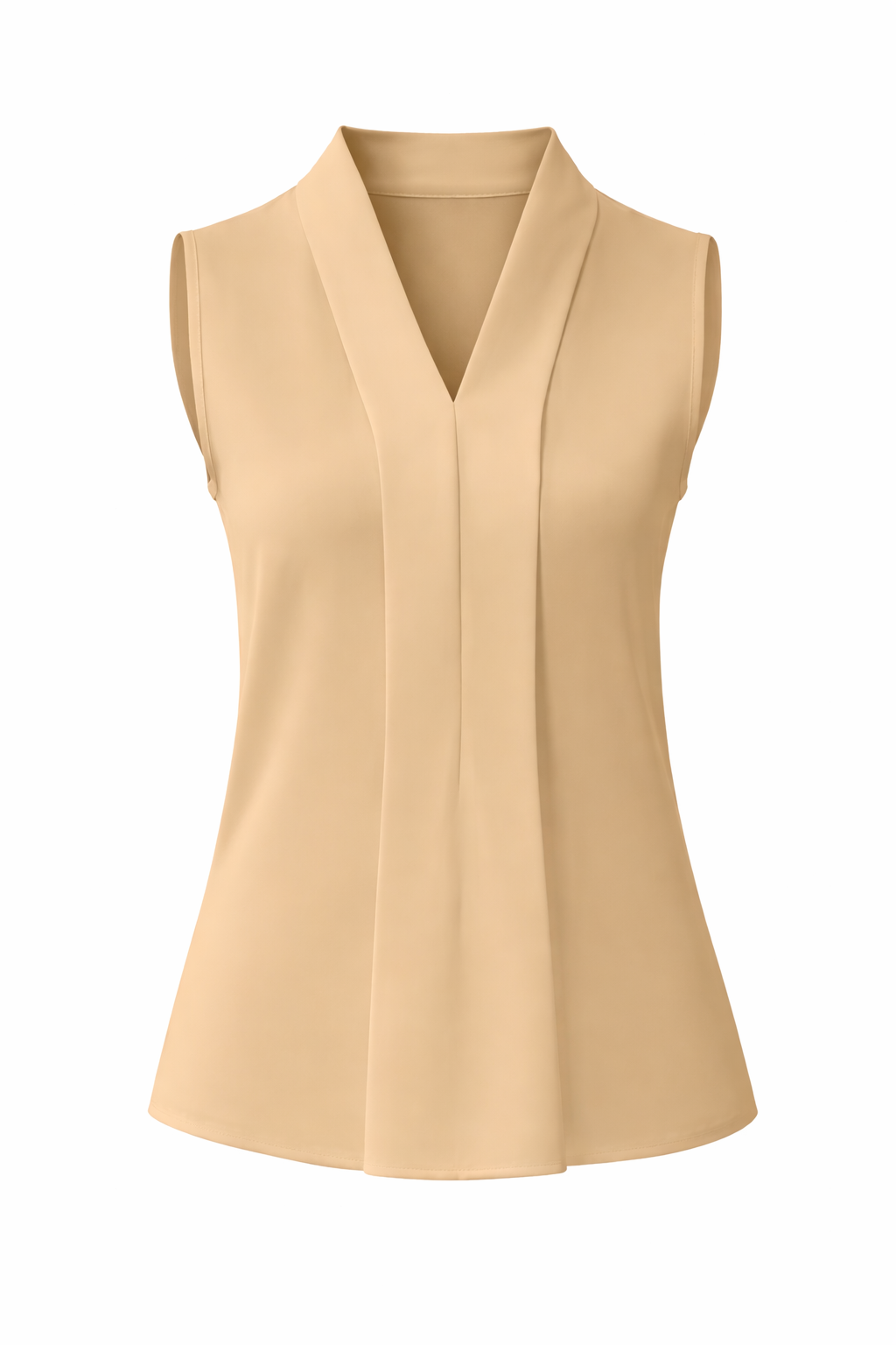 CAMISETA BLUSA ELEGANTE CON CUELLO EN V