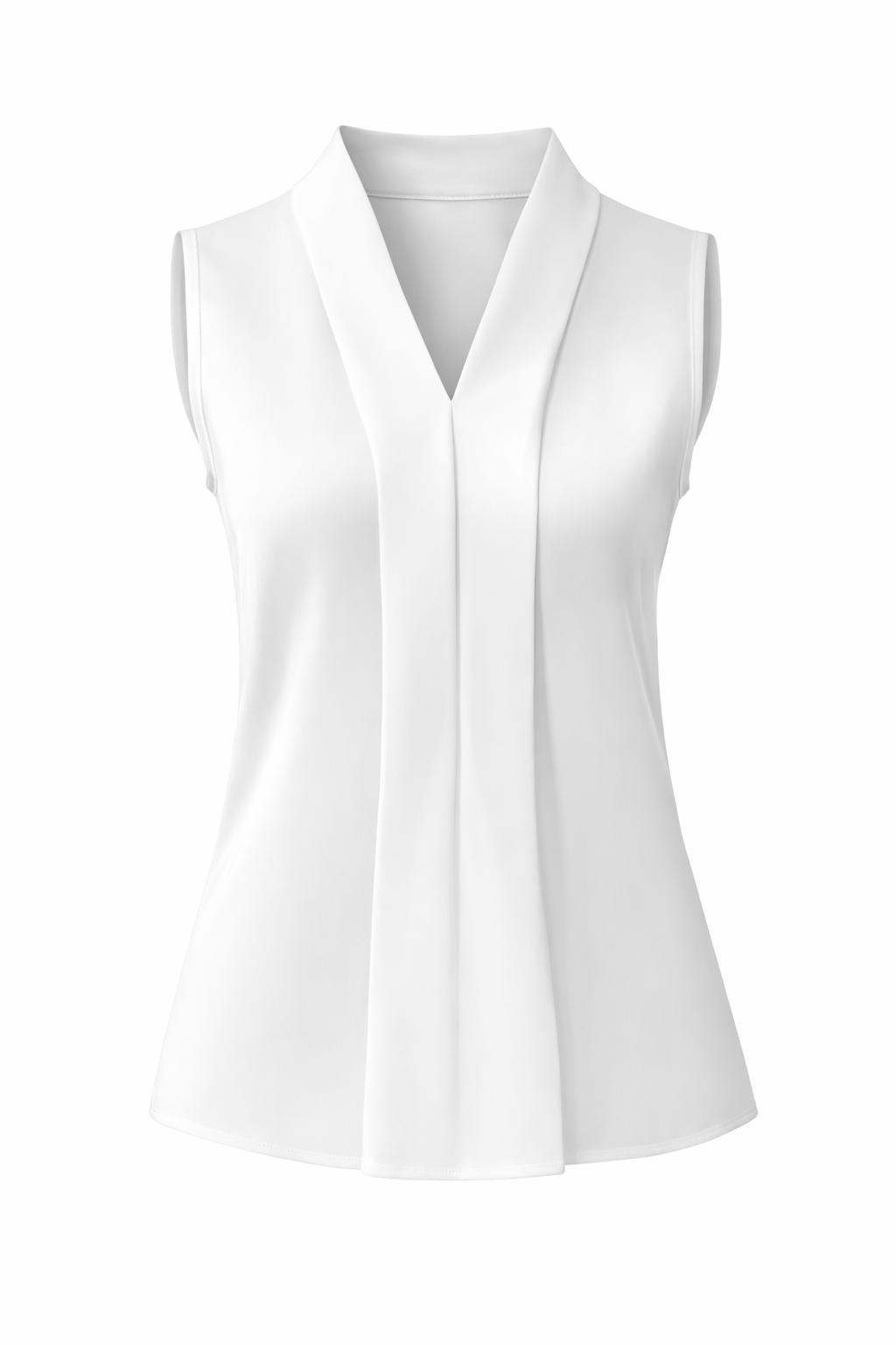 CAMISETA BLUSA ELEGANTE CON CUELLO EN V