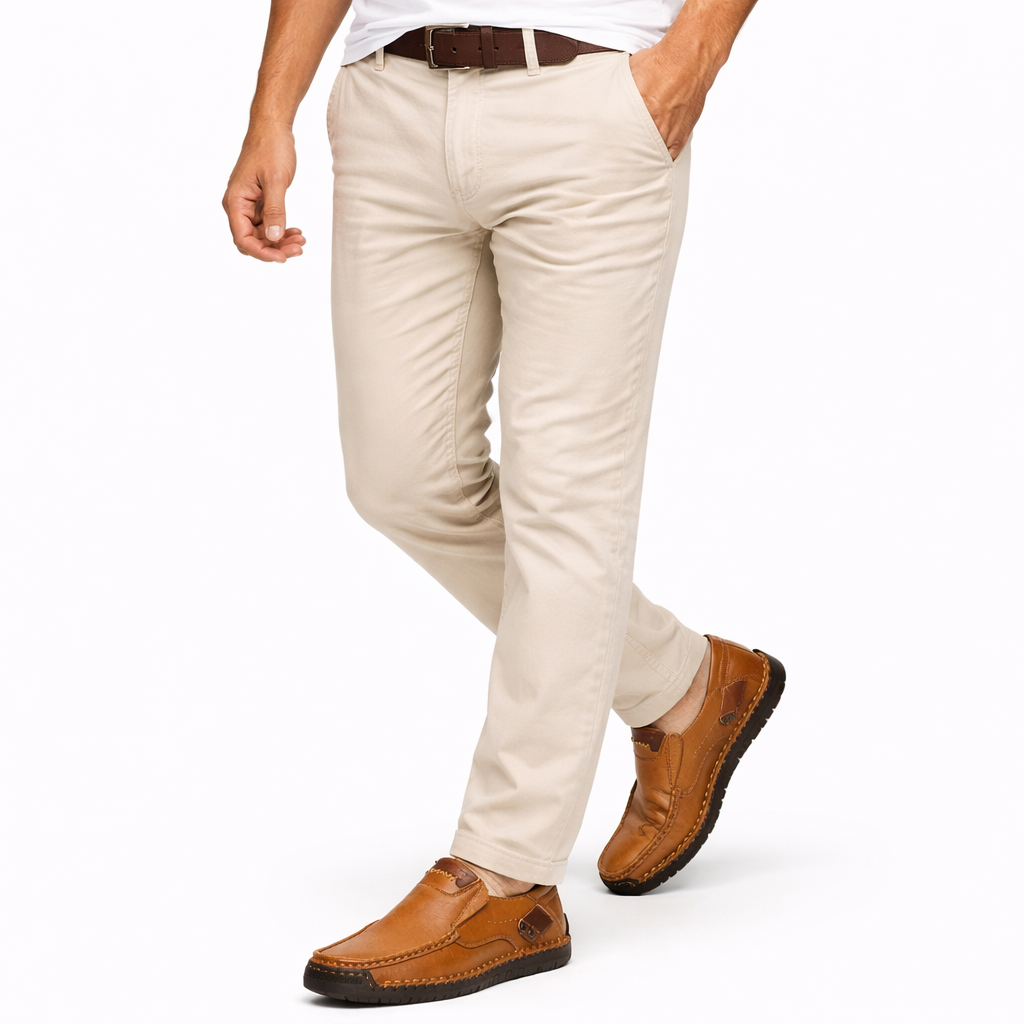 ZAPATOS COMODOS DE CUERO Y TRANSPIRABLE