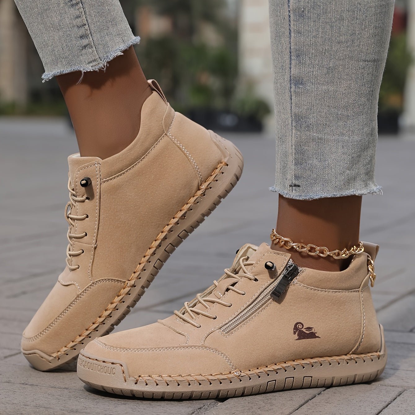 OLIVIA  | ZAPATILLAS PARA MUJER CON CREMALLERA