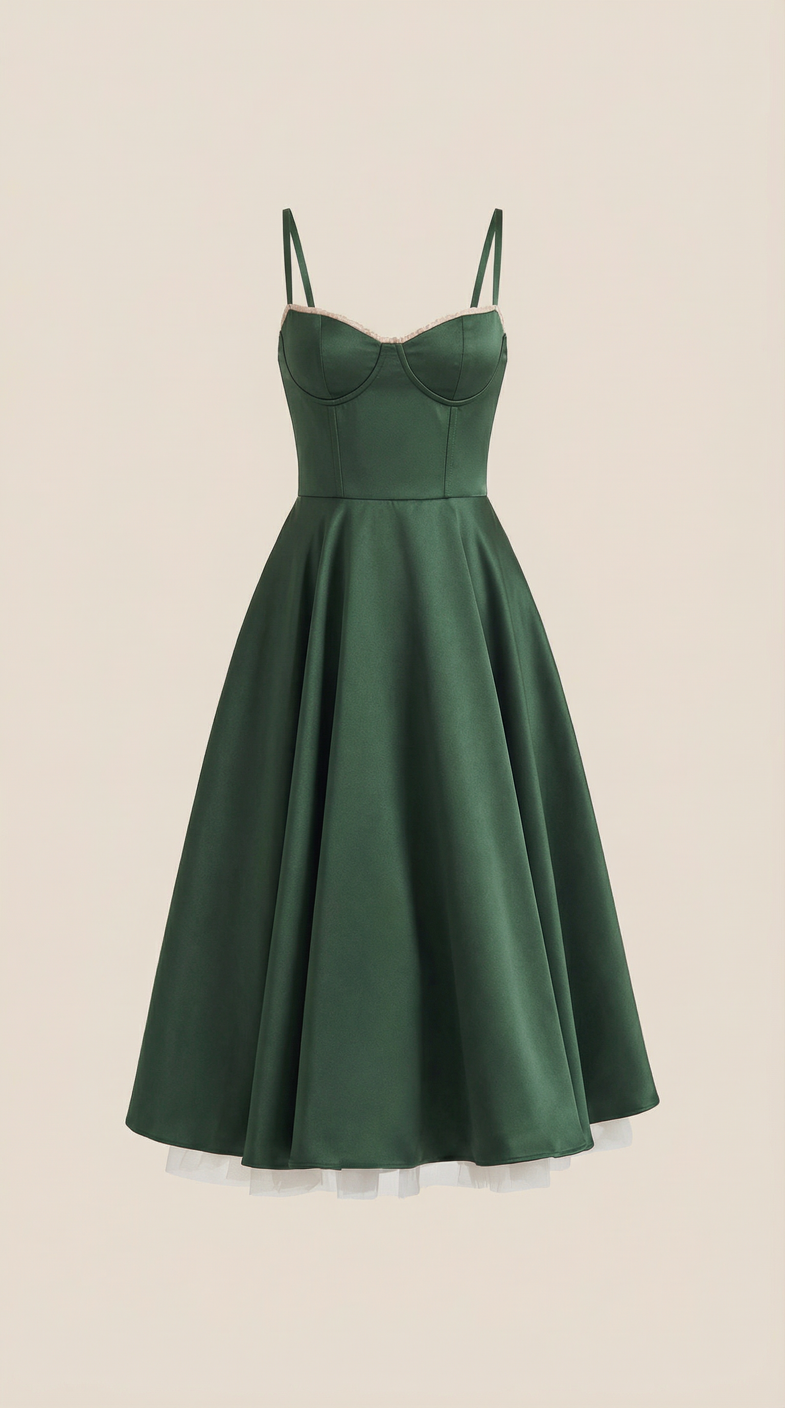 VESTIDO MIDI ELEGANTE DE MUJER