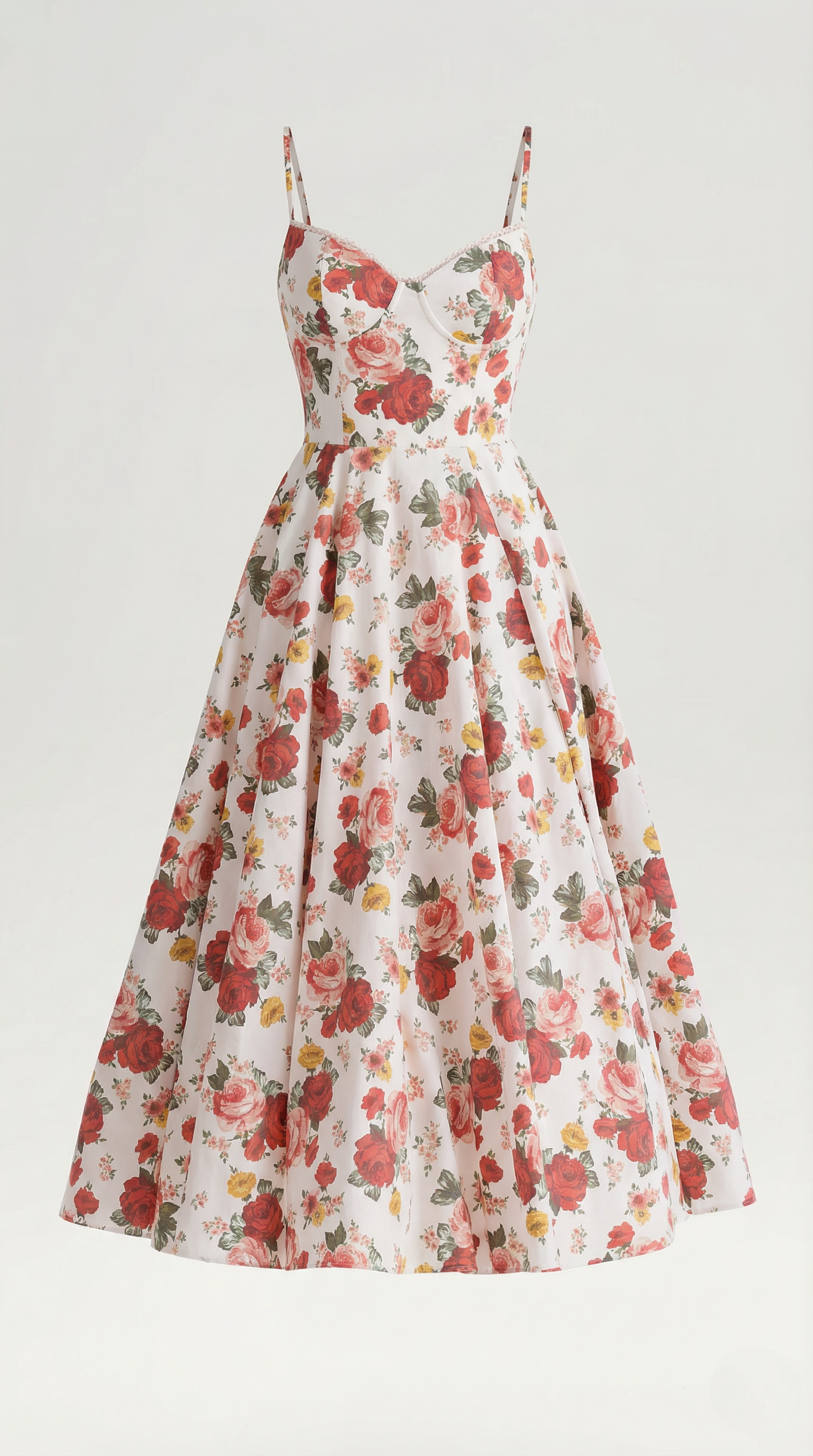 VESTIDO MIDI ELEGANTE DE MUJER