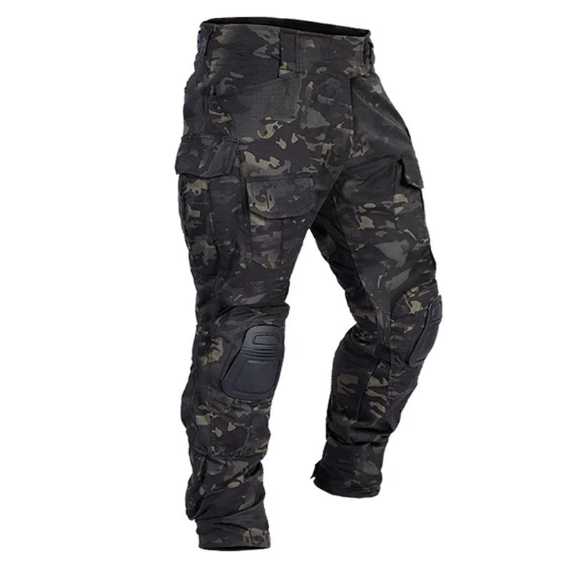 PANTALONES CARGO TÁCTICOS PARA HOMBRE CON RODILLERAS INTEGRADAS