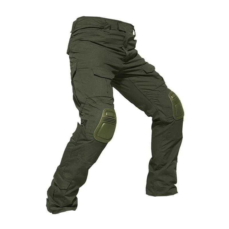 PANTALONES CARGO TÁCTICOS PARA HOMBRE CON RODILLERAS INTEGRADAS